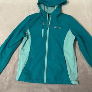 Xersion Kids Teal Raincoat